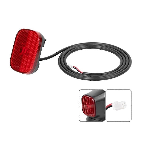 Bakskjerm Baklys Bremselys Lampe Kompatibel med F30D F40D Elektrisk Sparkesykkel Bakskjerm Numbe-B13
