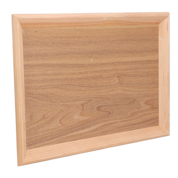 Træ serveringsbakke hjem kaffebar enkel elegant eftermiddagstebakke til fest familiefest 31,5 x 21,5 cm / 12,4 x 8,5 tommer