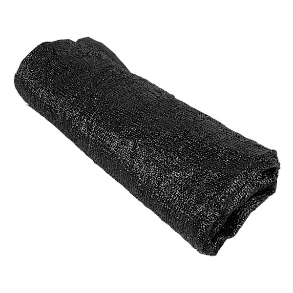 Skuggnät Solskydd Dammskydd Solskydd Växthus Balkong Gård Solskydd Tillbehör 2 x 2m Svart 6 Stygn