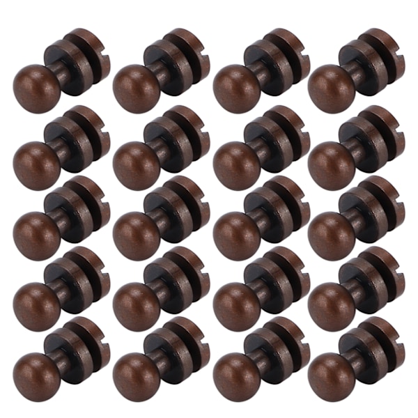 Munknit nitar röd brons rund huvud stift skruvar naglar bagage smycken hårdvara tillbehör 10x8mm