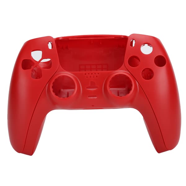 Udskiftning af spilcontroller-husdæksel med skruetrækker til PS5 Gamepad-rød
