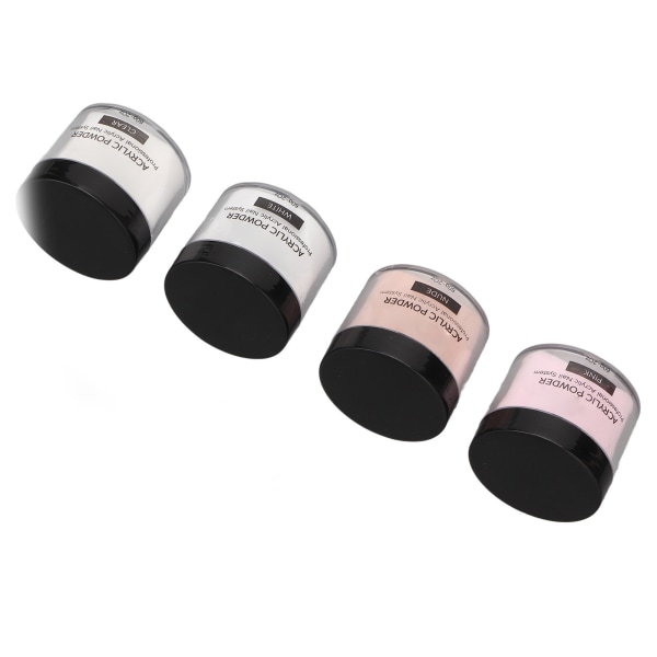 Nail Carving Powder 4 farger 2.1oz Langvarig 3D Nail Extension Carving Powder for manikyr