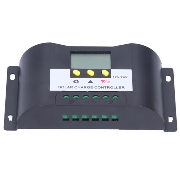 Intelligent solcelleladeregulator med justerbare timerstyringstilstande LCD-display solcelleregulator til DC-belastninger 10A