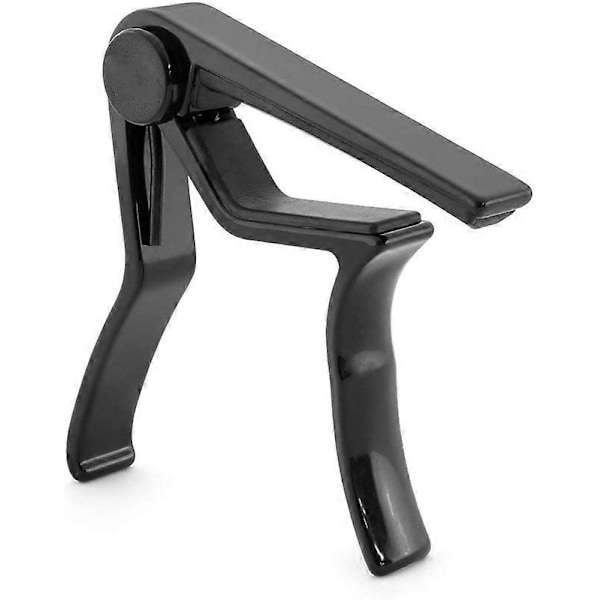 Gitarr Capo - Svart Folk Klassisk Gitarr Capo Ukulele Stämapparat Metall Capo