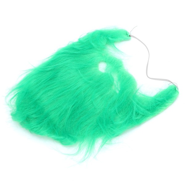 Fake Beards Green Novelty Simulation Cosplay Costume Mustasch för Halloween-fest