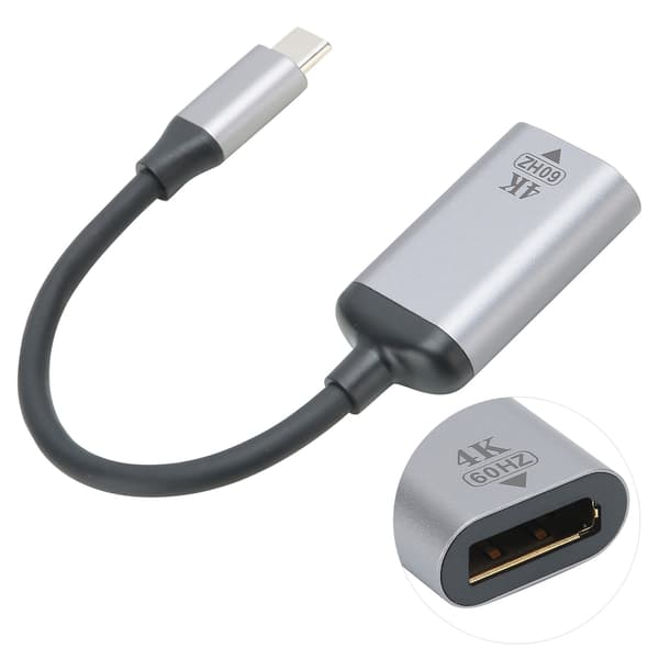 TypeC hann til DP-kabeladapterkabelkonverteringsledning kabelkontaktpluggkabel