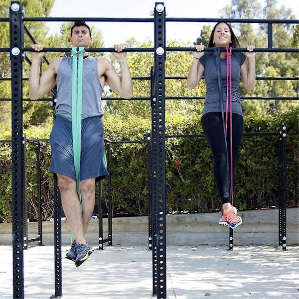 Fitness kuminauha leuanvetovastusnauha harmaa