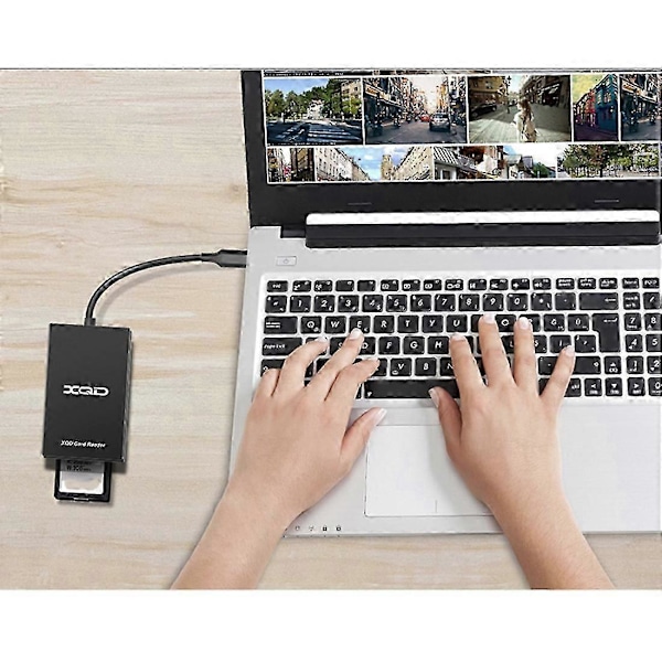Type C USB 3.0 SD XQD Hukommelseskortlæser Overfør kompatibel med M/G-serien kompatibel med OS Windows Computer (Type C)
