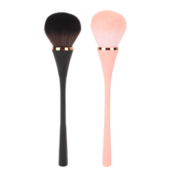 2kpl Loose Powder Blush Brush Professional Pehmeä Set Kosmeettinen työkalu meikkitaiteilijalle