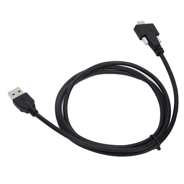 USB 3.0-datakabel, typ C, dubbla skruvlåsning till standard med 0,6 tum skruvavstånd för dator