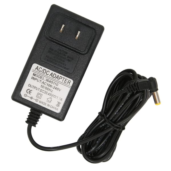 Dammsugarladdare Anti-interferens Kortslutningsskydd 30.45V/1.1A Strömadapter 100‑240V US-kontakt