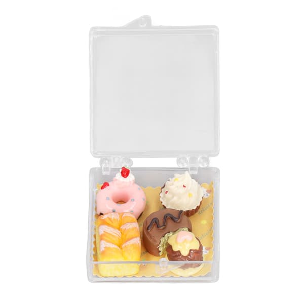 1:12 Dockhus Miniatyr Desserts Set Hög Simulering Liten Bärbar Dockhus Miniatyr Mat för 1:12 Dockhus Presenter Typ A