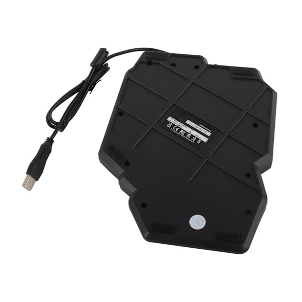 Half Hand Gaming Tangentbord Mus Combo USB trådbunden LED-bakgrundsbelyst mus och tangentbord med omvandlare för PS3 för XboxONE