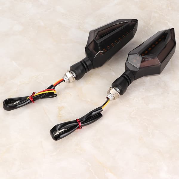 2 stk. LED-blinklys for motorsykkel, passer til Honda