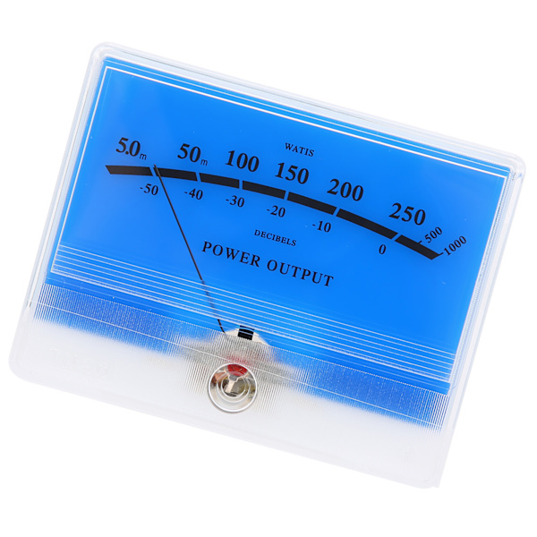 TN-90A-BGB-S0466 VU Meter Header Pointer Amperemeter Niveaumåler Lydeffektforstærker
