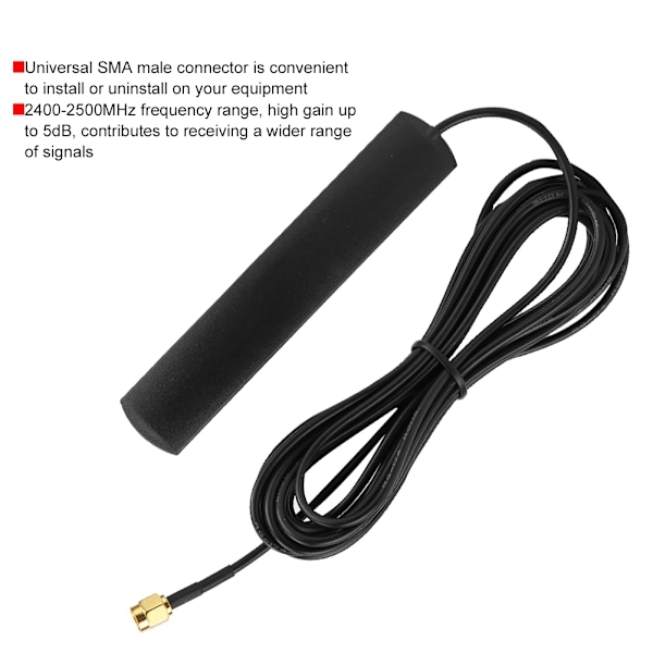 Bluetooth Wifi 2.4G SMA GPS Patch Antenne til IP PC USB Adapter Kamera PCI PCIe Card