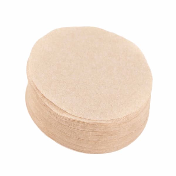 100 stk. kaffefilterpapir erstatningsfilter til kaffe mokka (nr. 6 Dia. 60 mm)