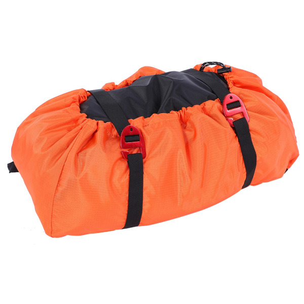 Rock Climbing Rope Kit Bag Vikbar axelrem för utomhuscampingvandring (orange)