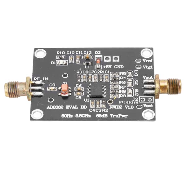 50Hz til 3,8GHz RMS DC-modul 65dB RMS-deteksjon RMS DC-omformerplate 3,3-5V