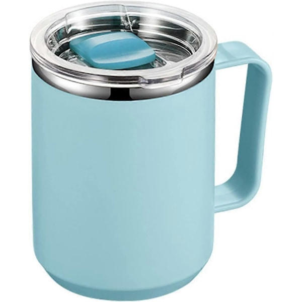 Isolerad Mugg, Kaffemugg, Resemugg, Isolerad Kaffe- och Te-To Go-Mugg, Dubbelväggig Vakuumisolerad, Rostfri Stål Isolerad Kaffemugg för Varmt och K