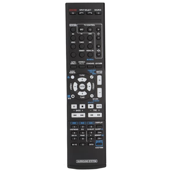 Fjärrkontroll för Pioneer Receiver, ersättning för AXD7569 Audio Video Receiver