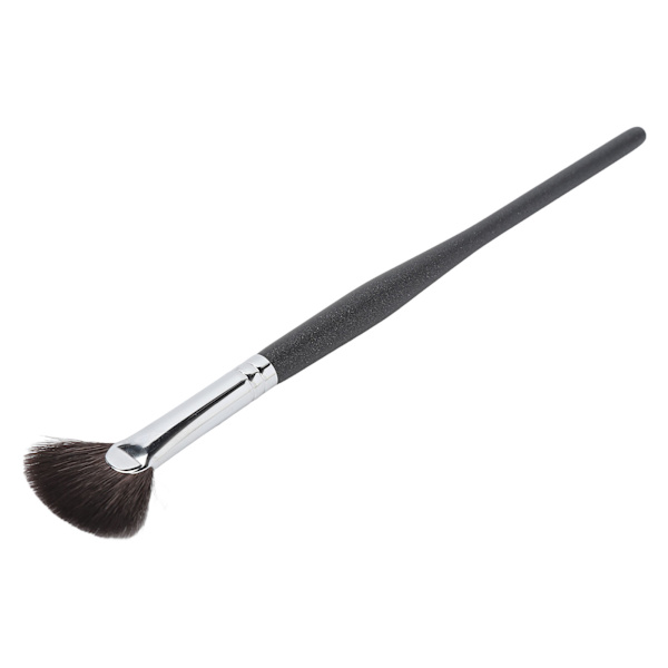 Fan Highlighter Brush Multipurpose Bløde Børster Vifteformet Makeup Brush til Highlighter Blush Løs Pudder