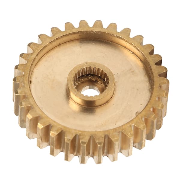 Cylindrisk gear messing 30 tænder til servo 25 tænders spline 0,8 Mod industriel robotdel 4305‑0025‑0030