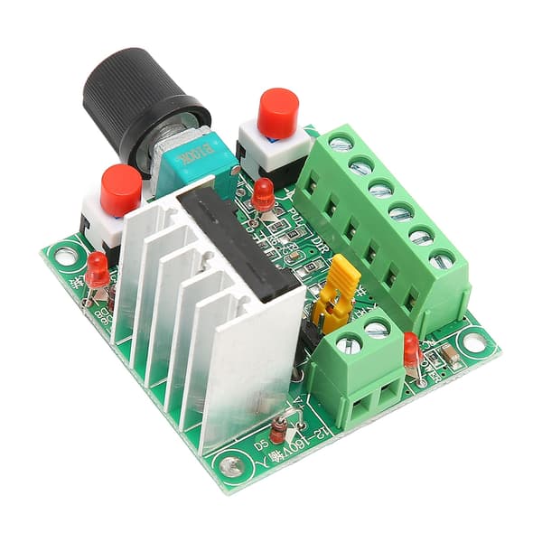 PWM Justerbar Stepper Motor Controller DC 5‑12V 15‑160V 3 Frekvenser PCB Kort Signalgenerator Hastighetsregulator