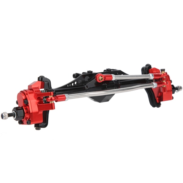 Kaukosäätimen metallinen telaketjun etuportaalin akselikokoonpano Axial Capra 1.9 UTB RC CarBlack Red