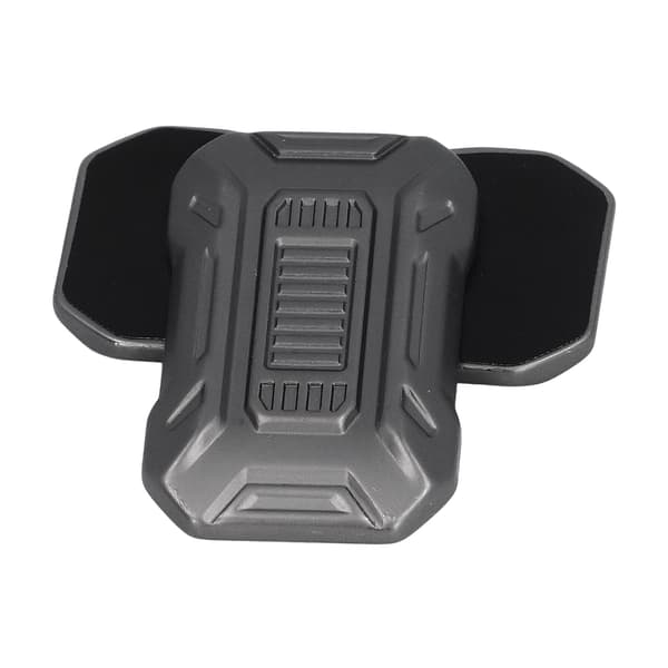 Push Card Slider Magnetisk Push Card Zinklegering Sprød Lyd Stressaflastning Udsøgt Mønster Slider Legetøj Grå