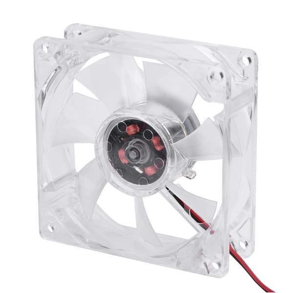 80mm LED-ljus 12V 4Pin Tyst PC-chassi Kylfläkt Dator Kylare Färgrik