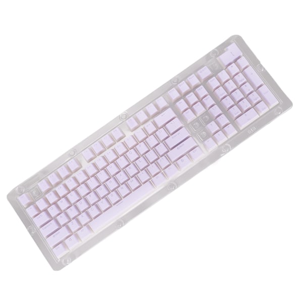 PBT Keycaps High Low Layout Double Layer 2 Färg 108 tangenter Mekaniska tangentbord för 61 87 104 108 tangenter Tangentbord Lila