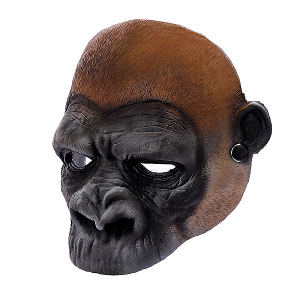 Sjov Orangutang Maske til Halloween Karneval Fest Gorilla Abe Dekoration til Voksne
