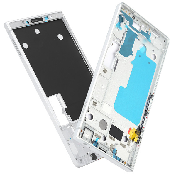 LCD-skjermramme for smarttelefonutstyr for BlackBerry KEY2/KEYTWO/BBF100‑1/‑2/‑6 sølv