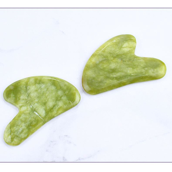 Gua Sha Jade Massageværktøj til Afspænding af Hele Kroppen og Dybdevævsbehandling