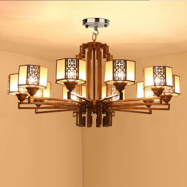 2 STK. Lysekrone Ophængsplade Krog Loftslampe Baldakin Dekoration DIY Monteringstilbehør Bronze
