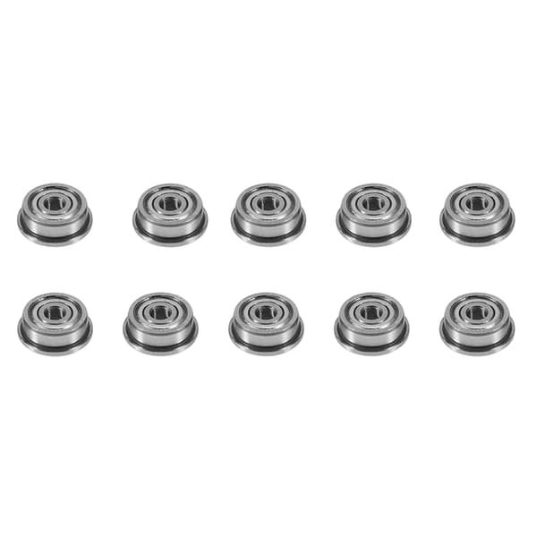 10 stk. F623ZZ 3*10*4mm Dype Sporkulelager med Flens og Kant for 3D-printer