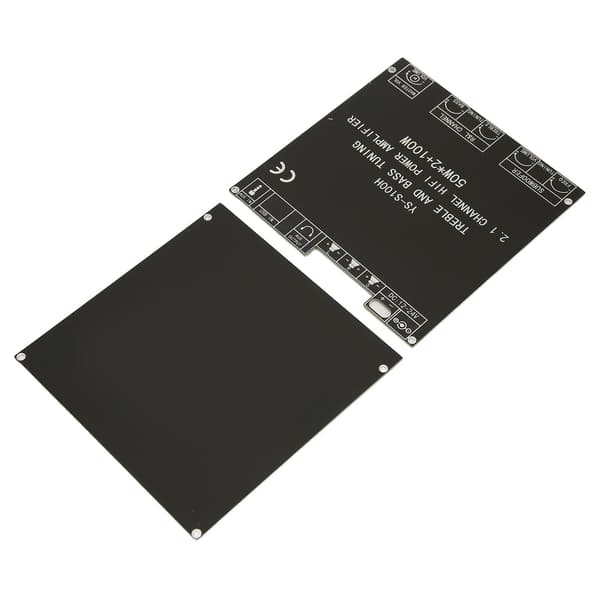 Digital effektförstärkarmodul 2.1-kanals stereo Bluetooth 5.1 ljudförstärkarmodul med subwoofer DC12-24V