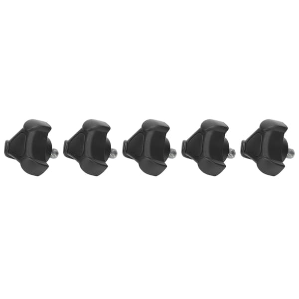 5 stk. M6‑10mm Triangelhode Håndstrammingsmuttere Knotthåndtak Tommelskrue