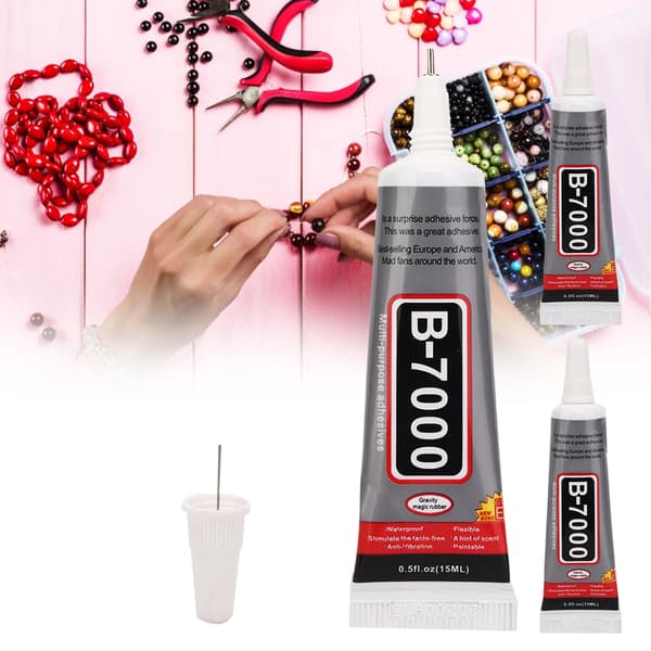 3st 15ml B-7000 Lim Transparent Nålrör Smycken DIY Reparationslim