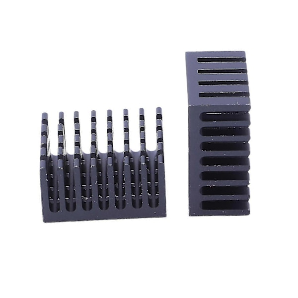 10 kpl Musta Alumiinijäähdytin Jäähdytyselementti 20mm X 10mm Zekai