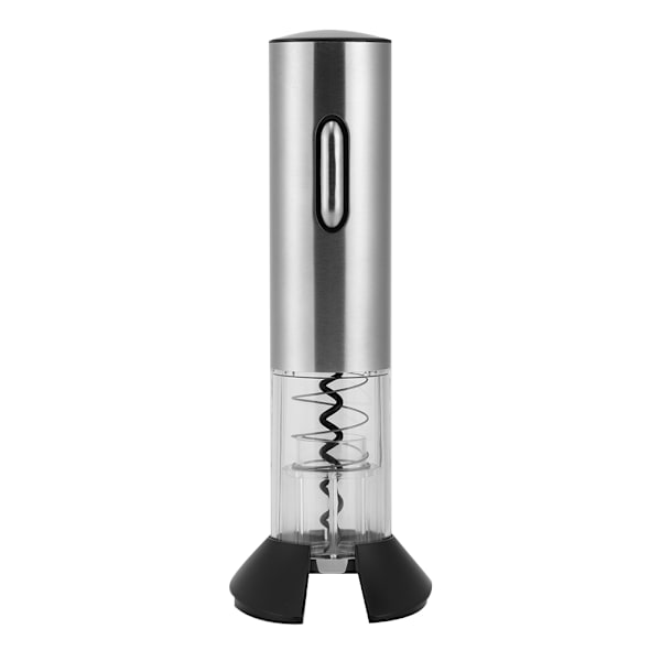 Automatisk elektrisk vinöppnare i rostfritt stål, USB-laddningsbar, EU-kontakt, silver