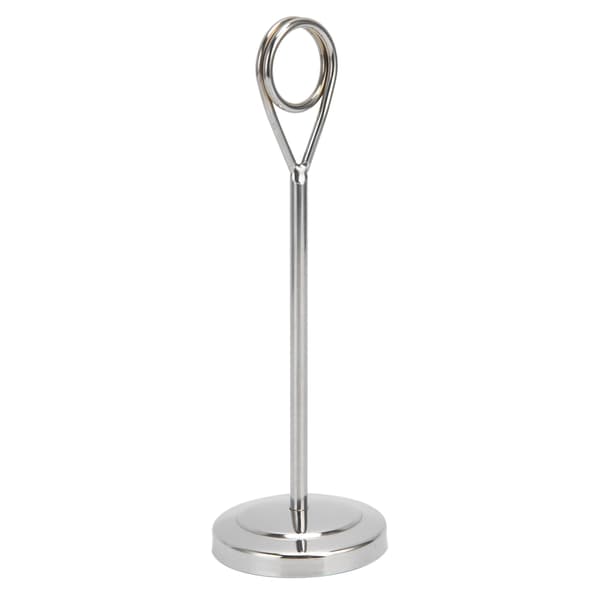 Bordnummerholder Rustfrit Stål Rundformet Stabil Billedholder Stand til Hotel Restaurant Hjem