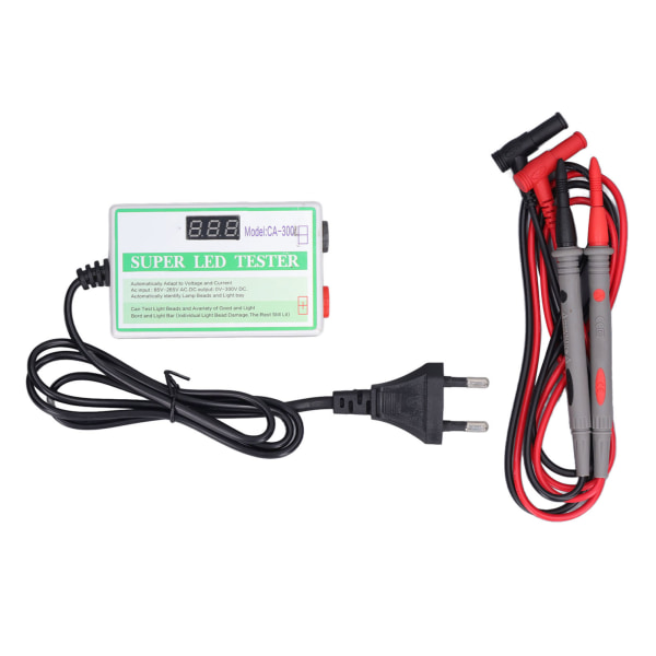 LED-bakgrundsbelysningstestare TV LED-remsa Lamppärlor Reparationstestverktyg Utan att demontera LCD-skärm 85V‑265V EU-kontakt