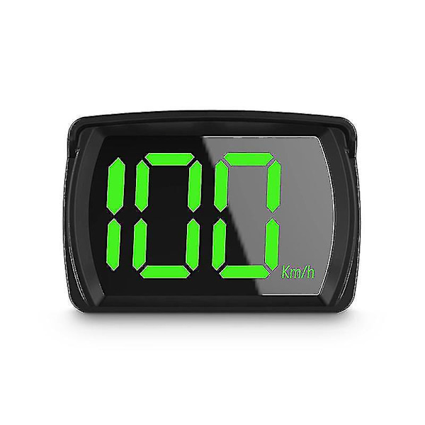 Siste GPS HUD Digital Speedometer - Plug and Play for All Cars - Stor Font - KM/H MPH - Biltilbehør