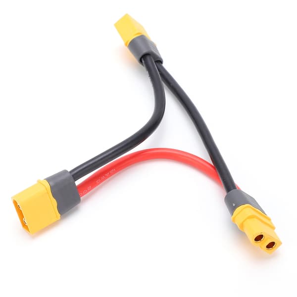 Kompatibel 2 XT60 han til 1 XT60 hun stik RC adapter serie Y kabel til RC Lipo