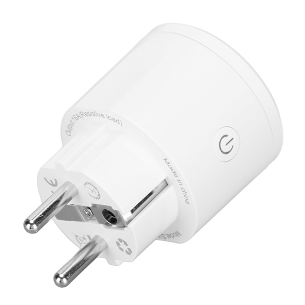 WiFi-älypistorasia 16A Älykäs pistorasia Ajastintoiminnolla Ääniohjaus Sovelluksen Etäohjaus EU-pistoke AC 100-240V