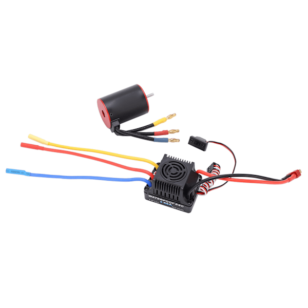 3650 3100KV Vandtæt Børsteløs Motor 60A ESC Elektrisk Regulator Lang Ledning til 1/10 RC Bil