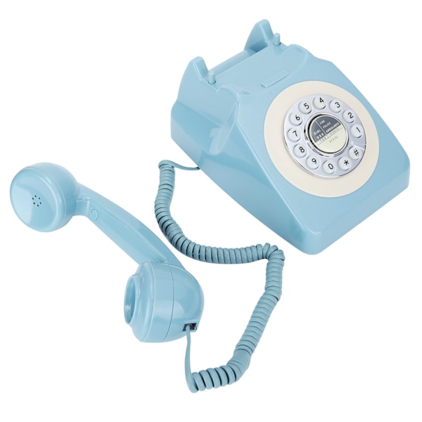 CTN8019 Push Rotary Dial Desk Telephone Single Line Corded Phone för hemmakontor