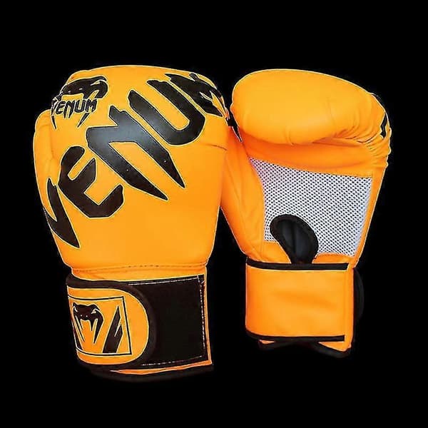Boksehansker for voksne, Trening MMA Muay Thai PU Slitesterk Håndbeskyttelse White